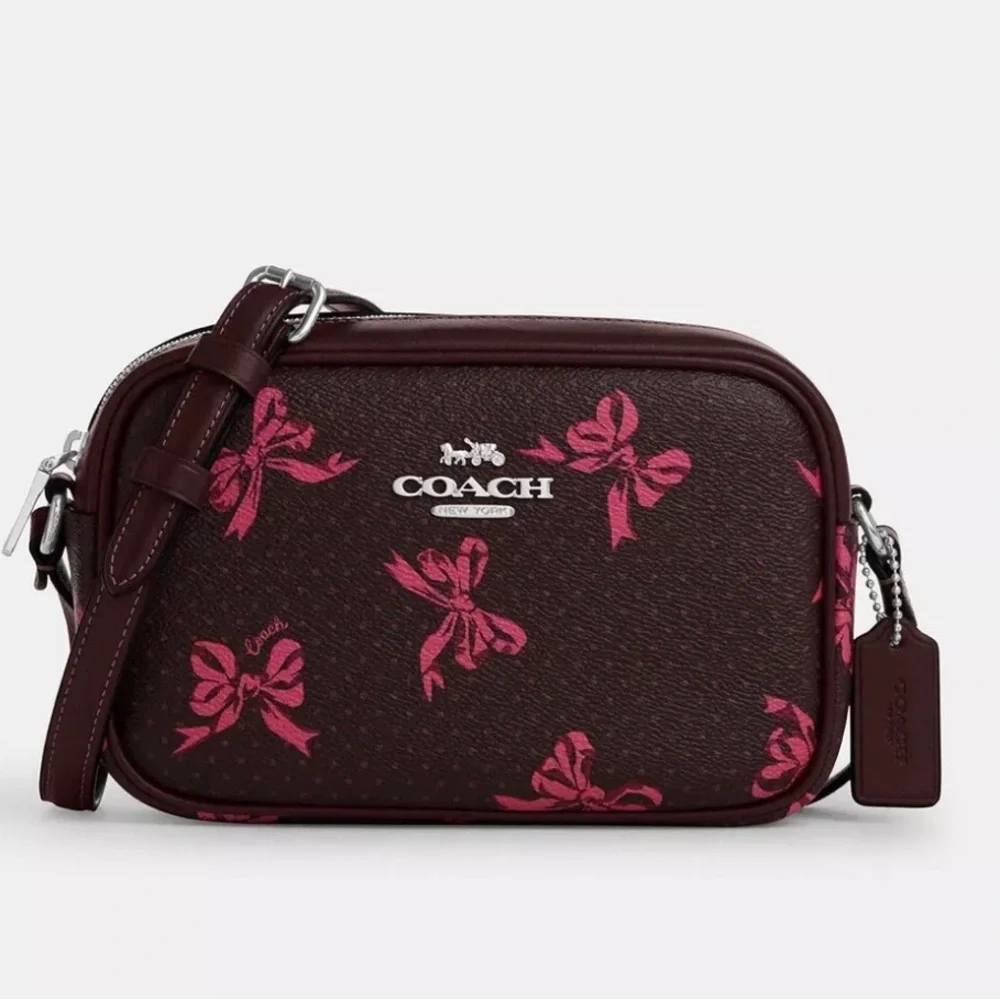 Coach Mini Jamie Camera Bag With Bow Print